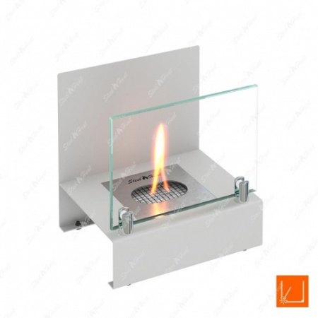 Настольный биокамин SteelHeat ERIKA белый по цене 5 600 руб.