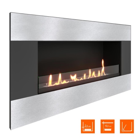 Биокамин SteelHeat GRAND-H 900 XL стекло по цене 33 296 руб.