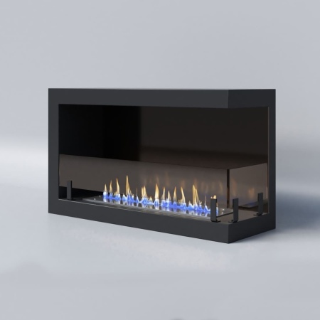 Биокамин "Русский огонь" Честер 700 угловой правый с защитным стеклом по цене 27 600 руб.