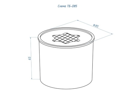Топливный блок LUX FIRE D85 XS по цене 3 080 руб.