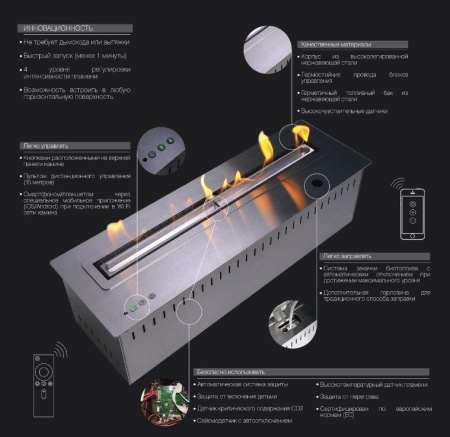 Биокамин Airtone-Andalle 2400 по цене 689 000 руб.