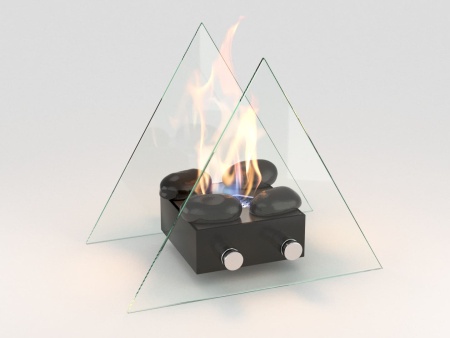Настольный биокамин Lux Fire &quot;Вулкан&quot; M Чёрный по цене 11 490 руб.