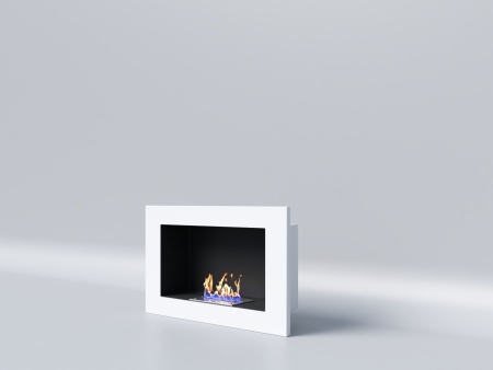 Биокамин "Русский огонь" Лайт Бланк 1200V с защитным стеклом по цене 26 250 руб.